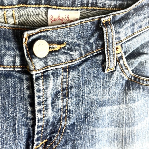 LUCKY BRAND🍀| 👖Dungarees Mid-Rise Wide Leg Bootcut Denim Jeans - Picture 5 of 9